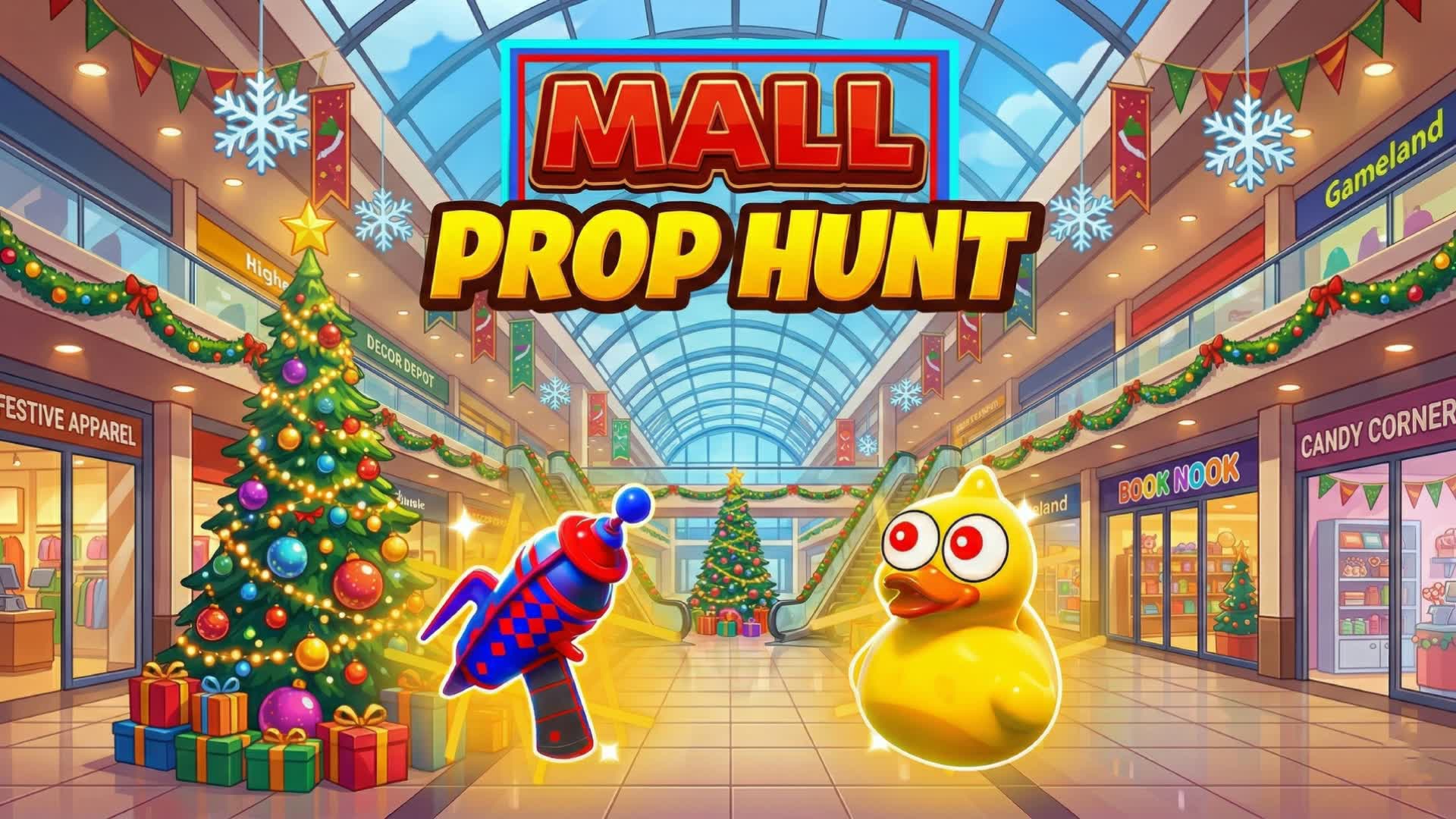 THE MALL - PROP HUNT — Fortnite Creative map