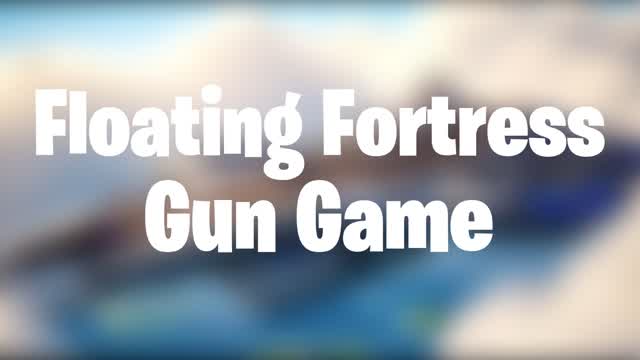 Gun Game: Flying Fortress — Fortnite Creative map cover art