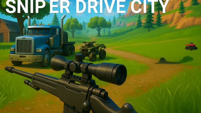 SNIPER DRIVE CITY π― β Fortnite Creative map