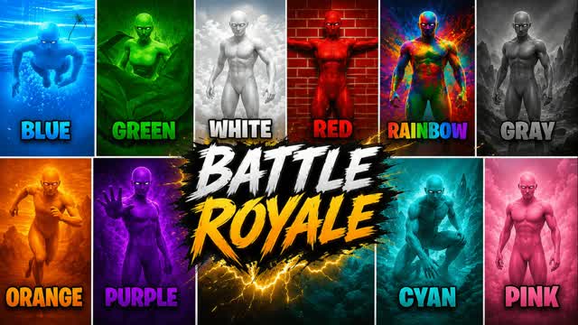 Kolorowa Bitwa u Snajpera — Fortnite Creative map