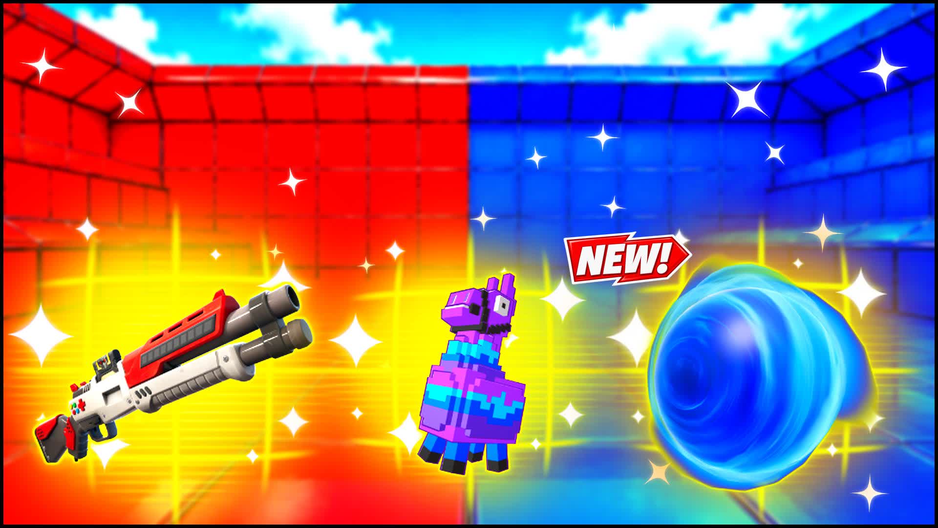RED VS BLUE COMMITMENT LINE 🔴🔵 — Fortnite Creative map