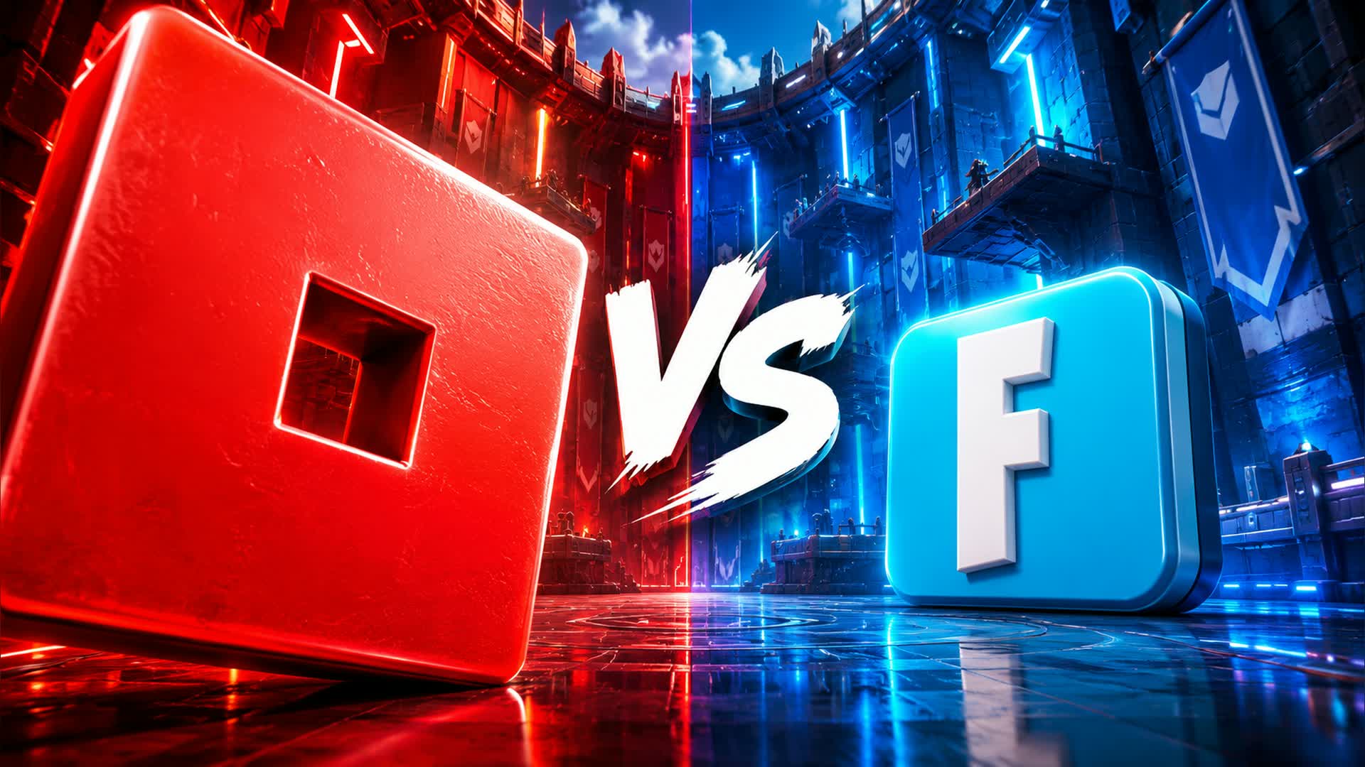 RED VS BLUE FIGHT CIRCUIT 🔴🔵 — Fortnite Creative map