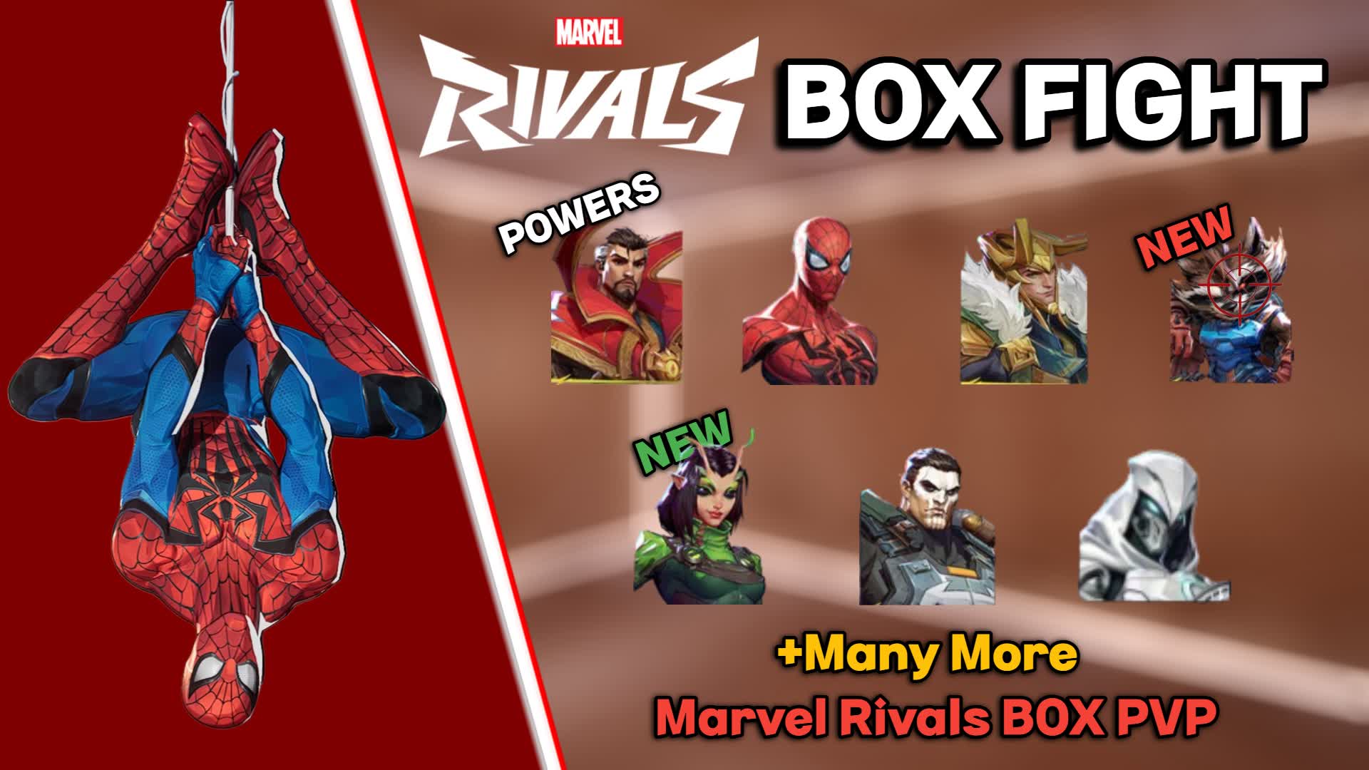 MARVEL RIVALS BOX FIGHT📦 NEW POWERS!!🎉 — Fortnite Creative map
