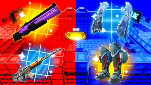 RED VS BLUE red WARS — Fortnite Creative map