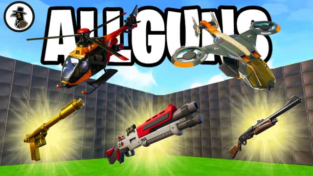 1V1 ALL GUNS & VEHICLES P7 — Fortnite Creative map