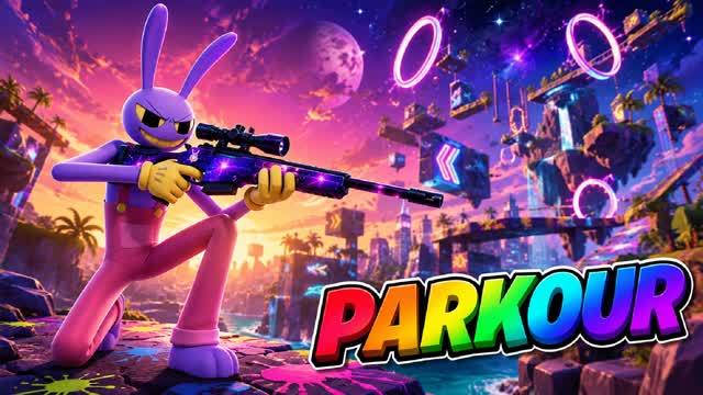 ⭐NICE Deathrun 545+ LEVELS⭐ — Fortnite Creative map cover art