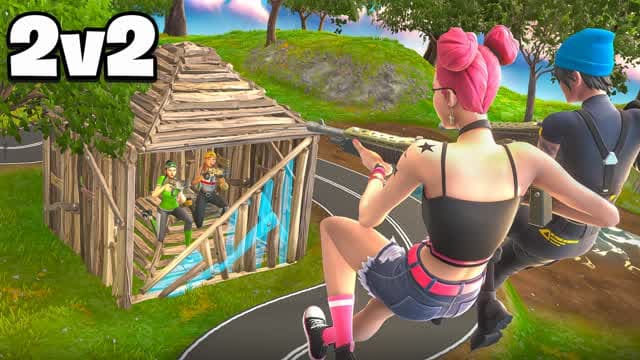 2v2 PRO REALISTICS 👥 [SPEED] — Fortnite Creative map