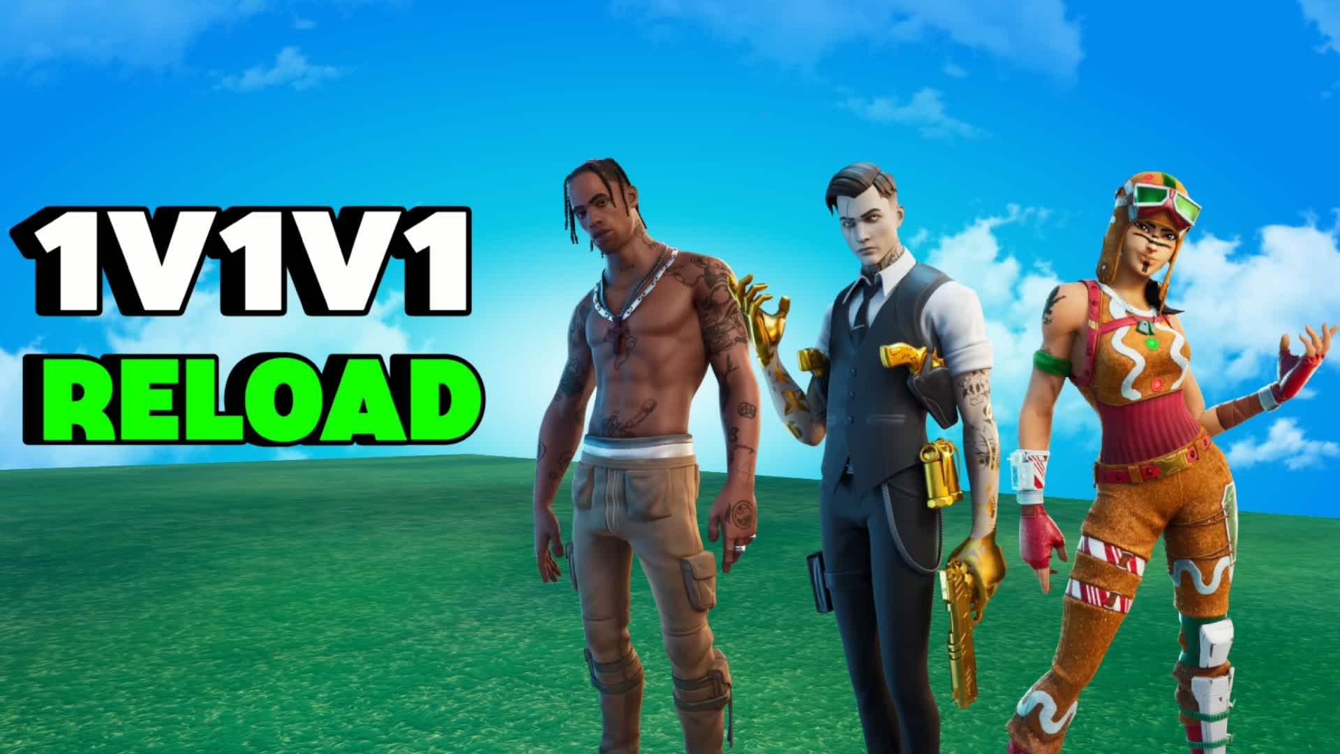1V1V1 RELAOD 🎯 — Fortnite Creative map