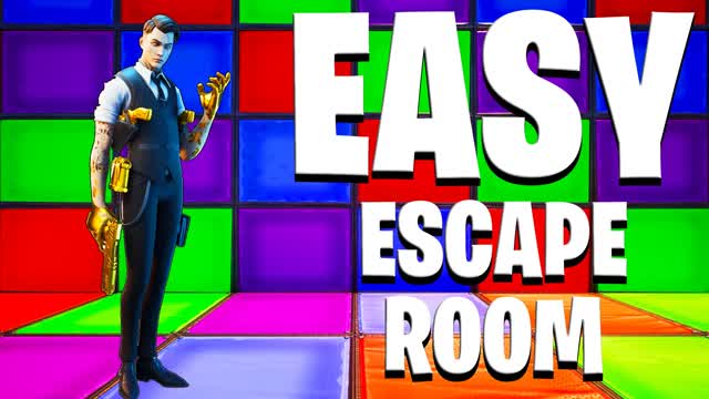 EASY ESCAPE ROOM — Fortnite Creative map cover art