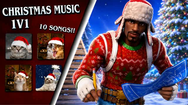CHRSTMAS MUSIC 1V1 — Fortnite Creative map