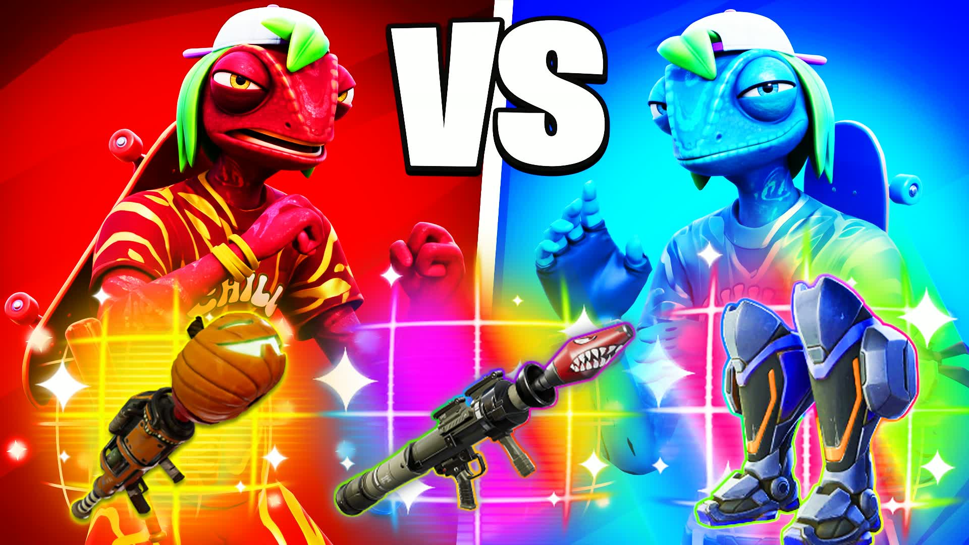 CHAMELEON RVB🔴VS🔵 — Fortnite Creative map