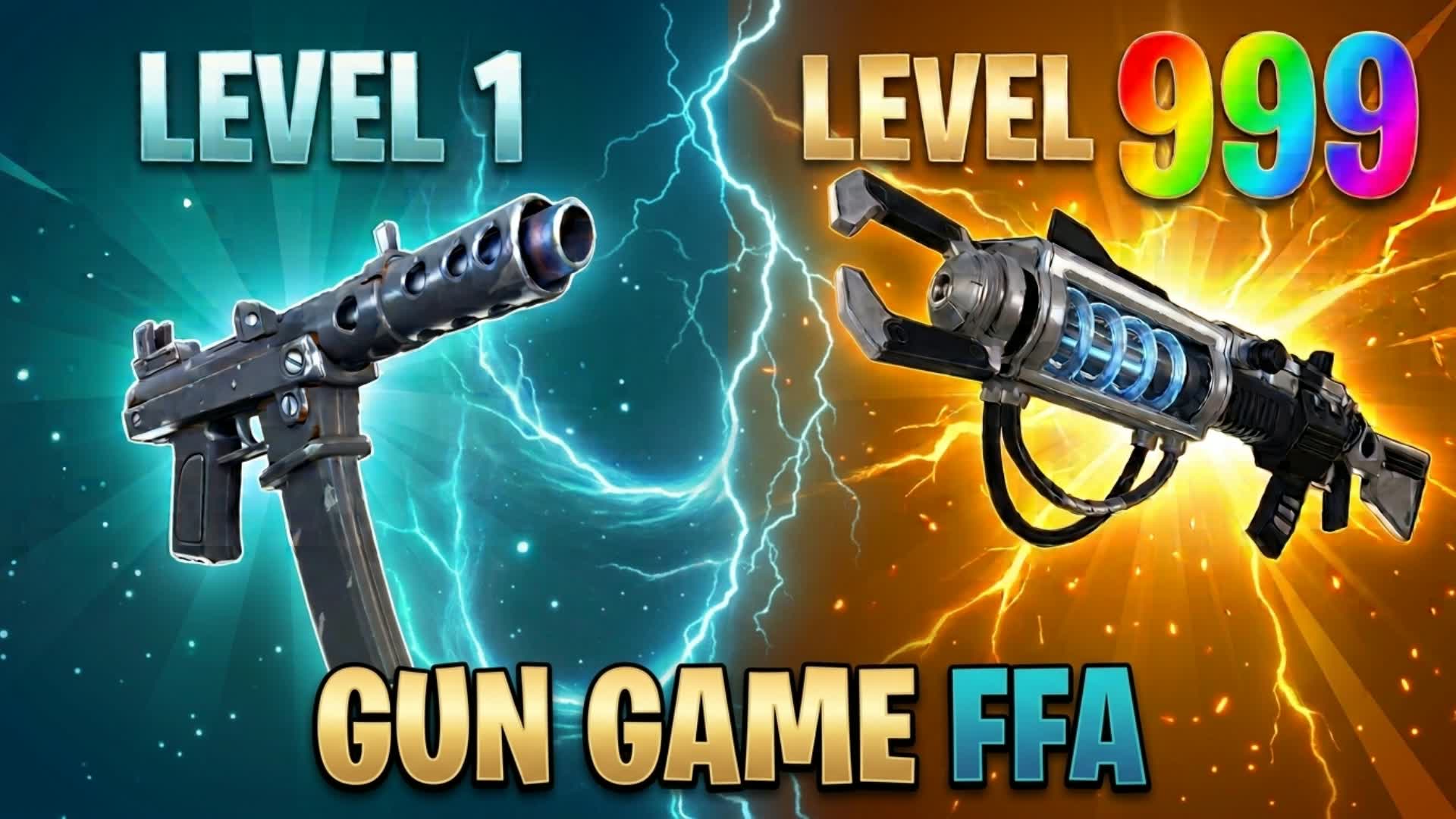 ONE SHOT GUN GAME FFA — Fortnite Creative map