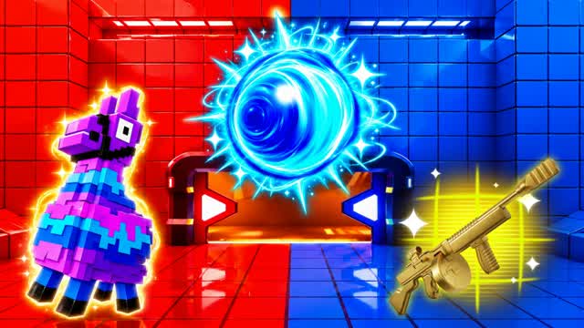 RED VS BLUE NIGHT WARS🔴🔵 — Fortnite Creative map cover art