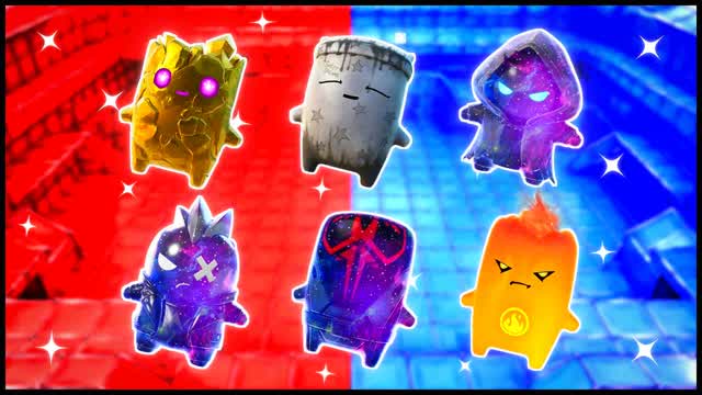 RED VS BLUE VISION DASH 🔴🔵 — Fortnite Creative map cover art