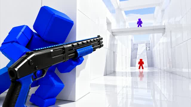 RED VS BLUE IMPACT RAIL 🔴🔵 — Fortnite Creative map cover art