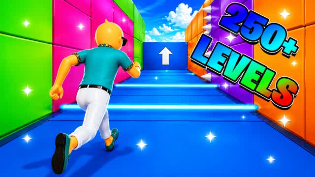 250 LEVEL FUN PARKOUR 🏃 — Fortnite Creative map
