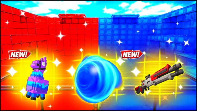 RED VS BLUE POSITION BOOST 🔴🔵 — Fortnite Creative map cover art