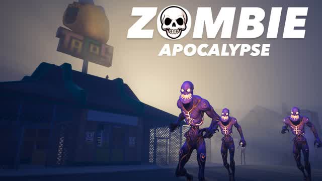 ZOMBIE APOCALYPSE!!💀 — Fortnite Creative map cover art