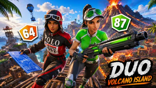 32 PLAYER DUO ZONEWARS — Fortnite Creative map