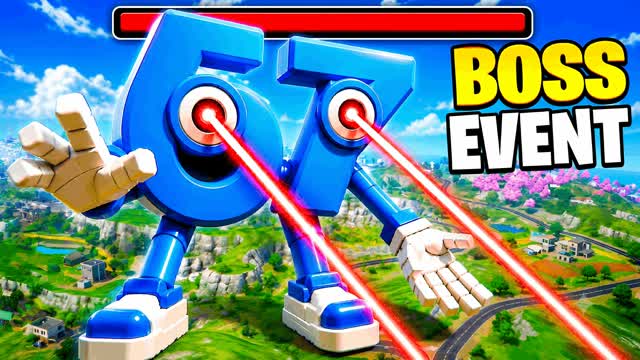 BOSS FIGHT EVENT - BRAINROT CITY — Fortnite Creative map
