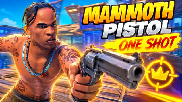 Crazy Mammoth One Shot! — Fortnite Creative map