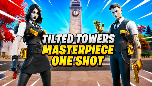 TILTED TOWERS MASTERPIECE ONLY ONE SHOT — Fortnite Creative map