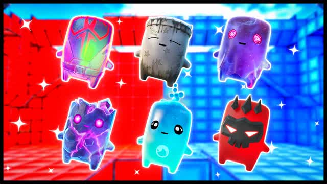 RED VS BLUE MOVE WITHOUT WASTE 🔴🔵 — Fortnite Creative map