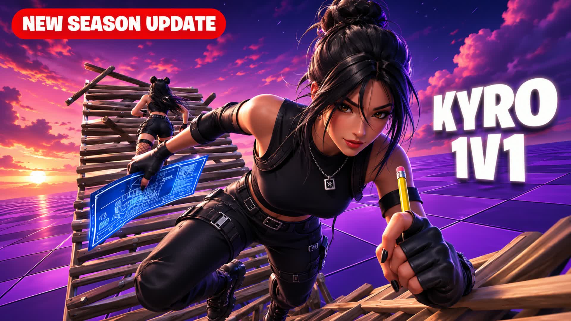 Kyro 1v1 Map (200 Pumps) — Fortnite Creative map