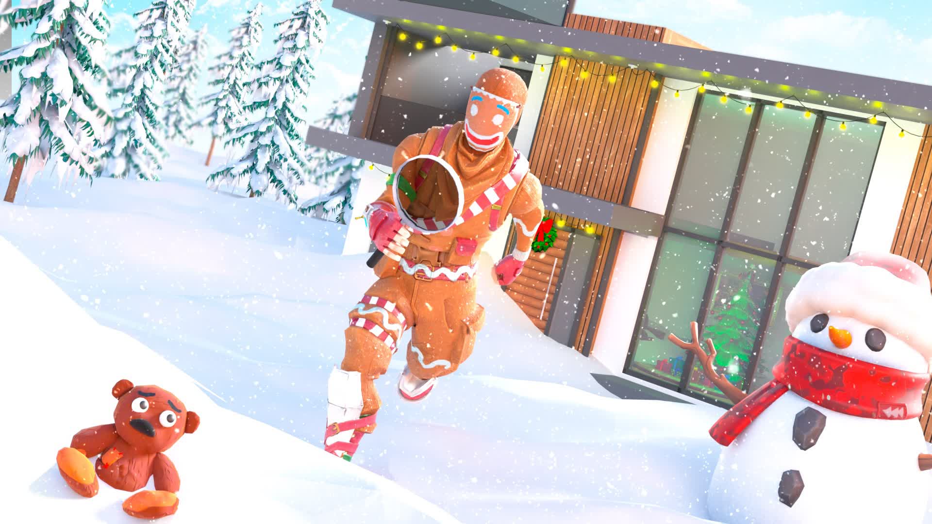Winter House PROP HUNT 🌲 — Fortnite Creative map