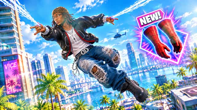 🎯SPIDERS CITY AND GUN GAME NEWW!😎 — Fortnite Creative map cover art