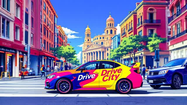 Drive City 🚗 — Fortnite Creative map
