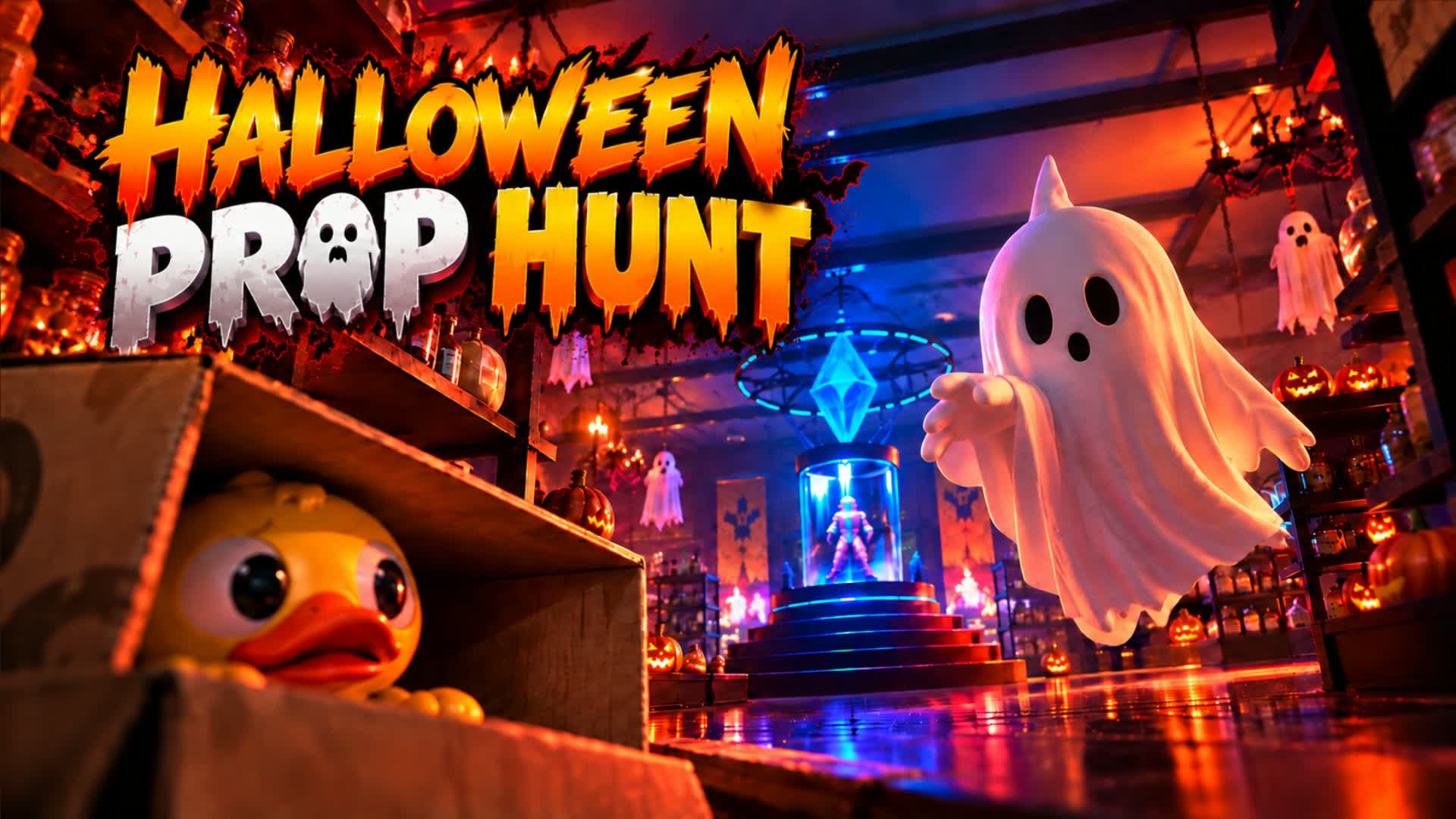HALLOWEEN STORE PROP HUNT HIDE AND SEEK — Fortnite Creative map