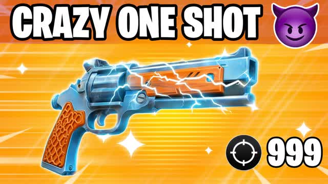 SPACE GUN GAME ONE SHOT 🔥 — Fortnite Creative map cover art
