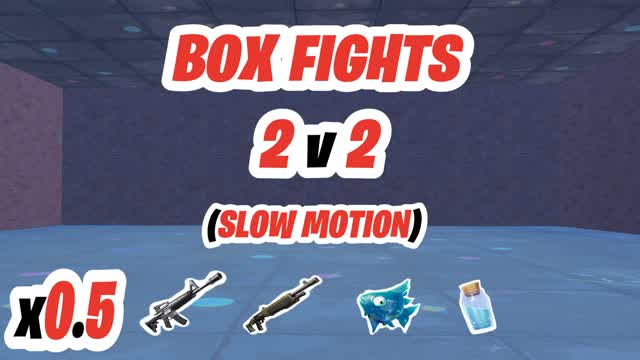 BOX FIGHT (2v2) SLOW MOTION 📦 — Fortnite Creative map cover art