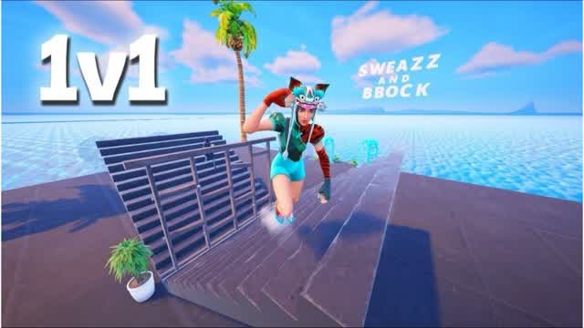 1V1 BUILD FIGHT [Bbock16 & Sweazz] — Fortnite Creative map cover art