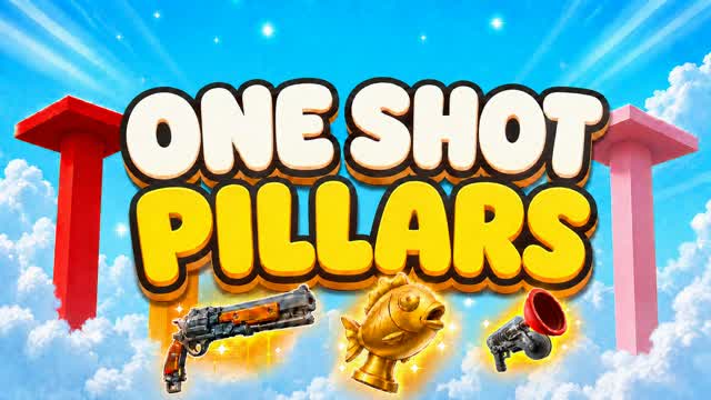 ONE SHOT PILLARS — Fortnite Creative map cover art
