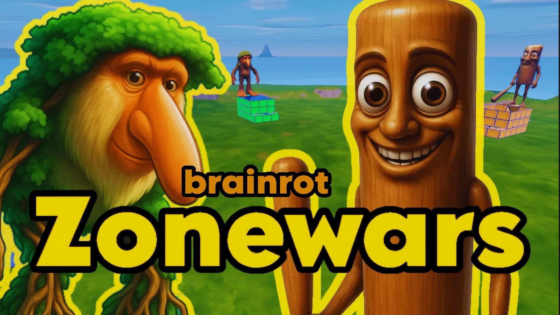 BRAINROT ZONEWARS 3V3V3 — Fortnite Creative map