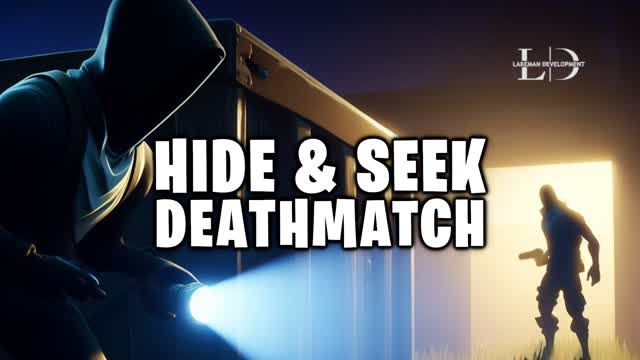 HIDE AND SEEK: DEATHMATCH — Fortnite Creative map cover art