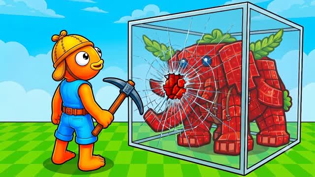 BREAK THE GLASS FOR BRAINROTS — Fortnite Creative map cover art