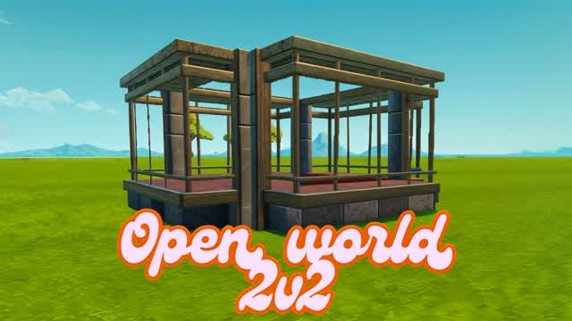 Open world 2v2 — Fortnite Creative map cover art