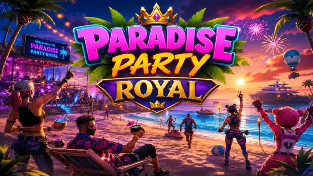 Paradise party royale 🏝️ — Fortnite Creative map