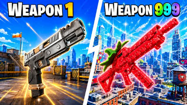 GUN GAME ♾️ PUNISHER — Fortnite Creative map