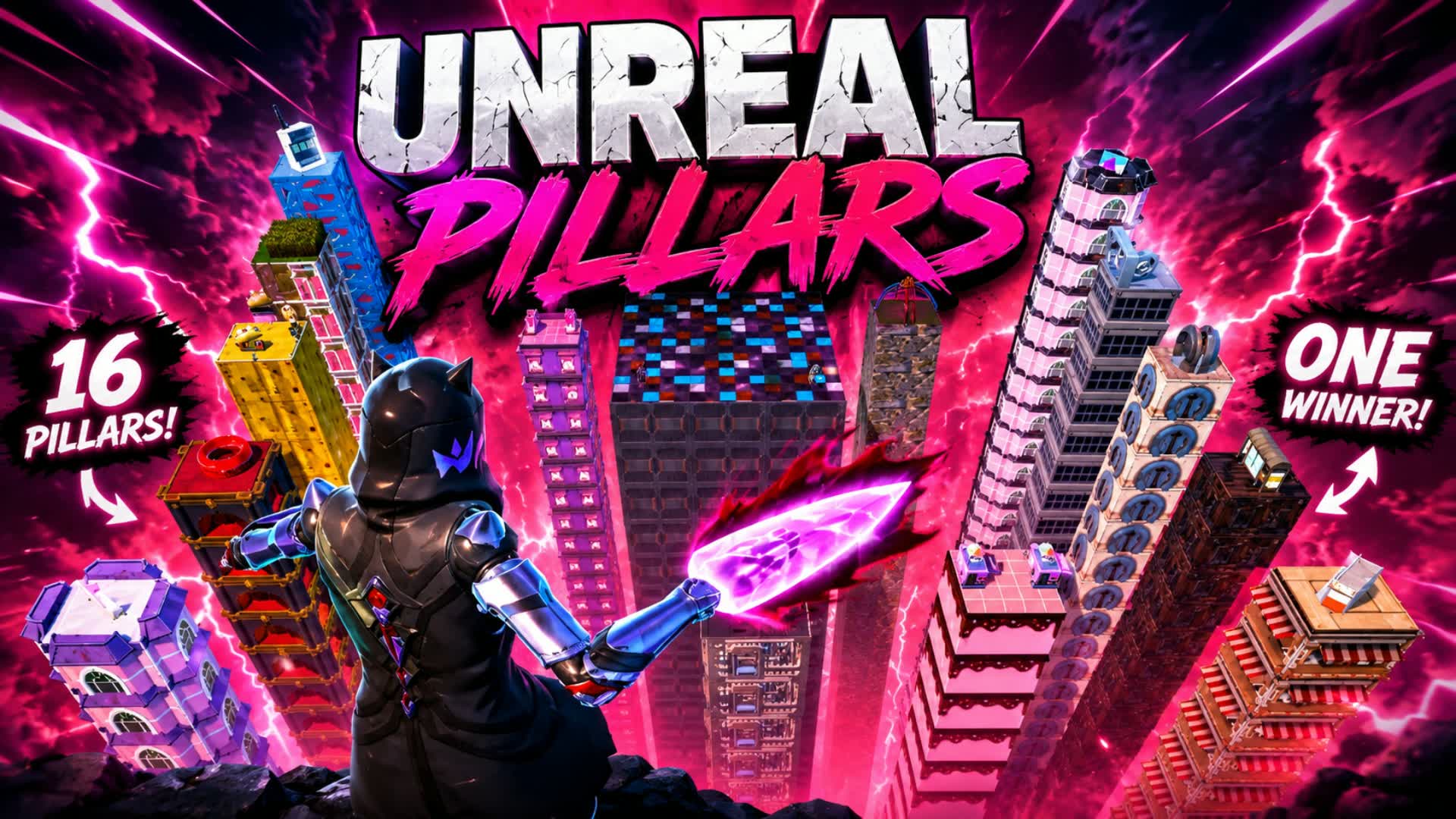 Unreal Legend Pillars — Fortnite Creative map