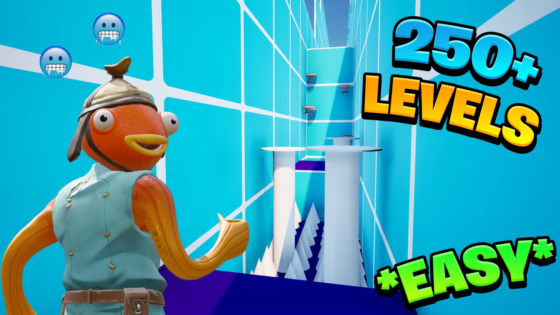⭐EASY 250+ PARKOUR ⭐ — Fortnite Creative map