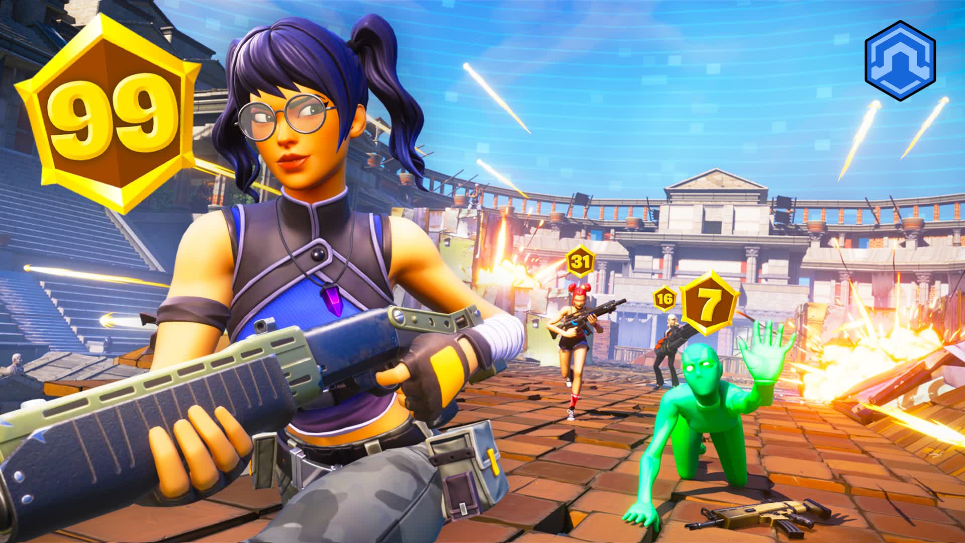 Zone Wars - Colosseum [OMEGA] — Fortnite Creative map