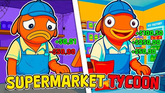 THE SUPERMARKET TYCOON 🛒 — Fortnite Creative map