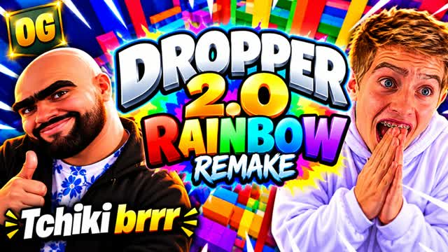 OG MICH DROPPER 2.0 RAINBOW PARKOUR — Fortnite Creative map