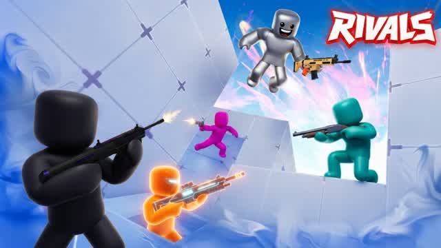 RED VS BLUE RIVALS UNC — Fortnite Creative map cover art