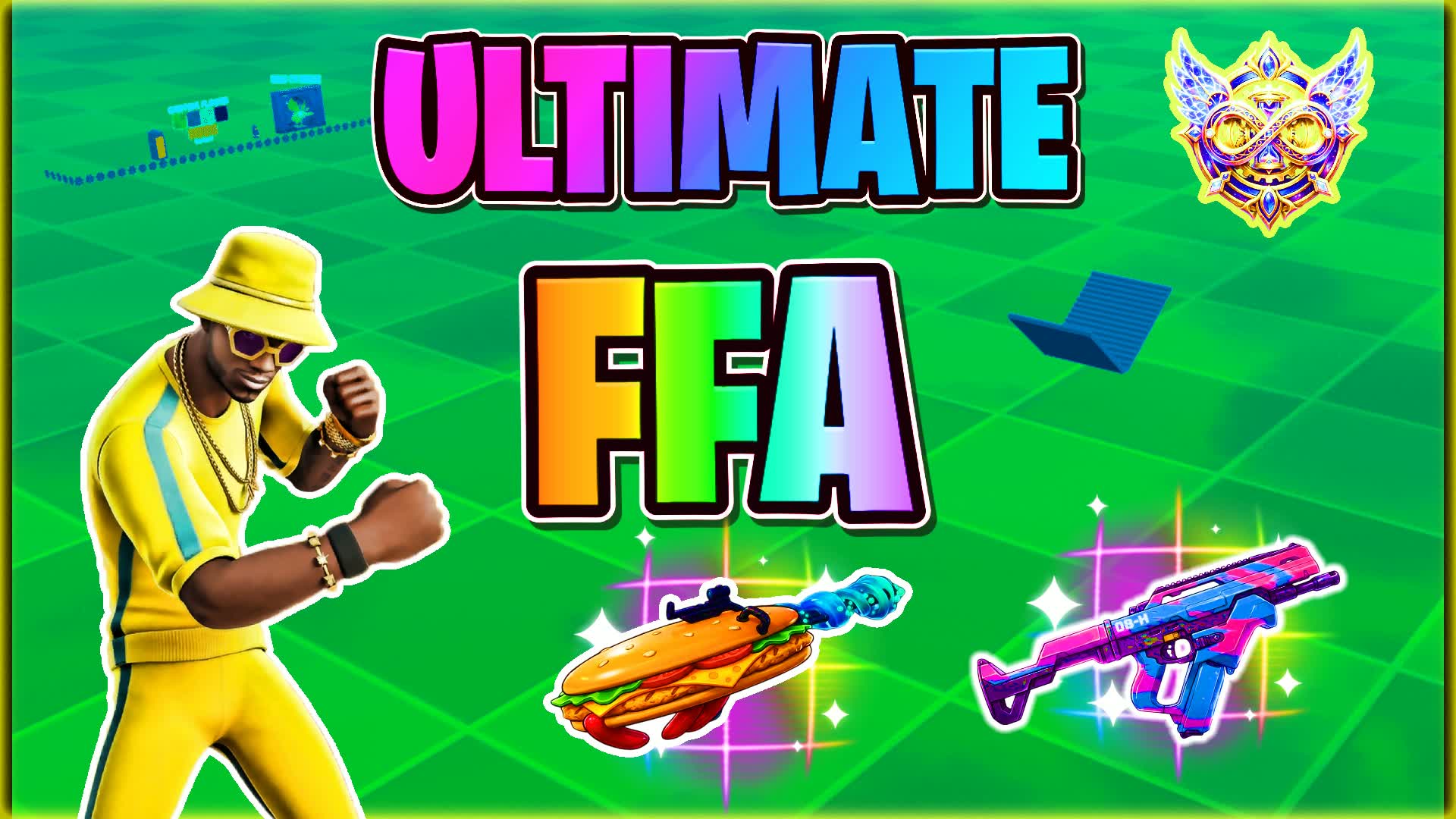 CUSTOM GUN FFA — Fortnite Creative map