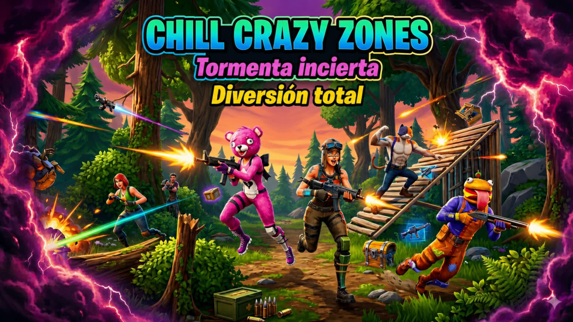 Chill crazy zones — Fortnite Creative map